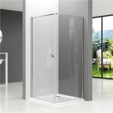 Cabine de douche en verre trempé pour projet d'hôtel